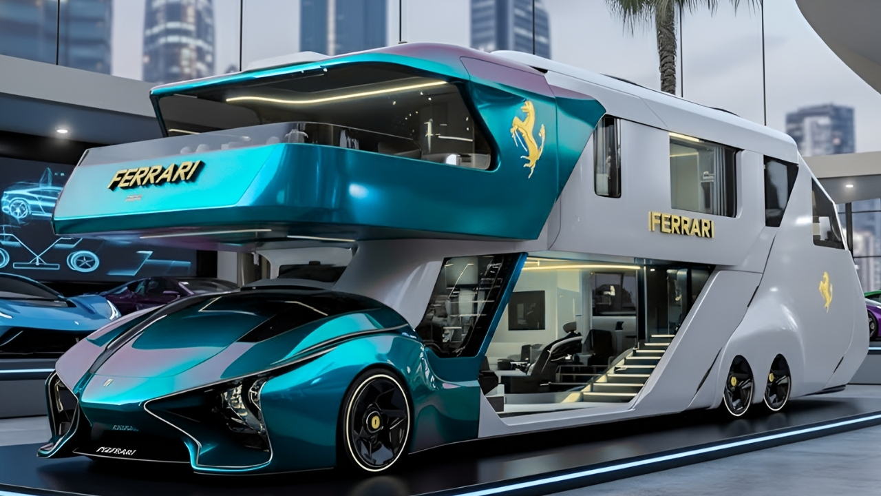 2026 Ferrari Motorhome Unveiled: Supercar Power Meets Luxury Living
